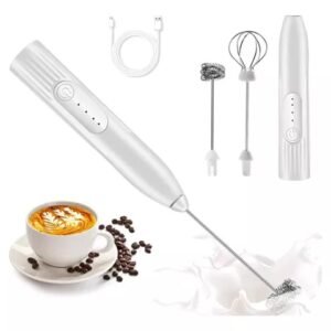 Batidor Eléctrico Usb Inalámbrico Espumadora Café Leche