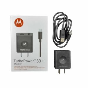 CARGADOR TURBO POWER MOTOROLA 30+ CHARGER - TIPO C
